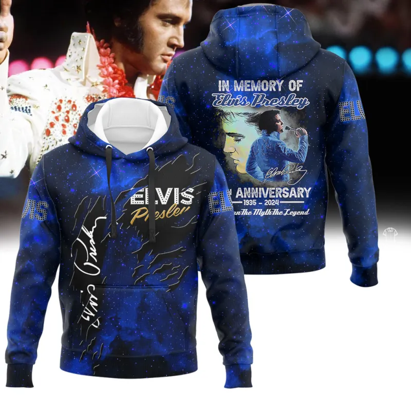 EP140324LNQ16DKD mk1 Elvis Presley 3D Hoodie Shirt EP140324LNQ16DKD Idea Fanatic