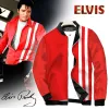 EP140324LNQ21TTT mk Elvis Presley Speedway Red Bomber Jacket EP140324LNQ21TTT Idea Fanatic