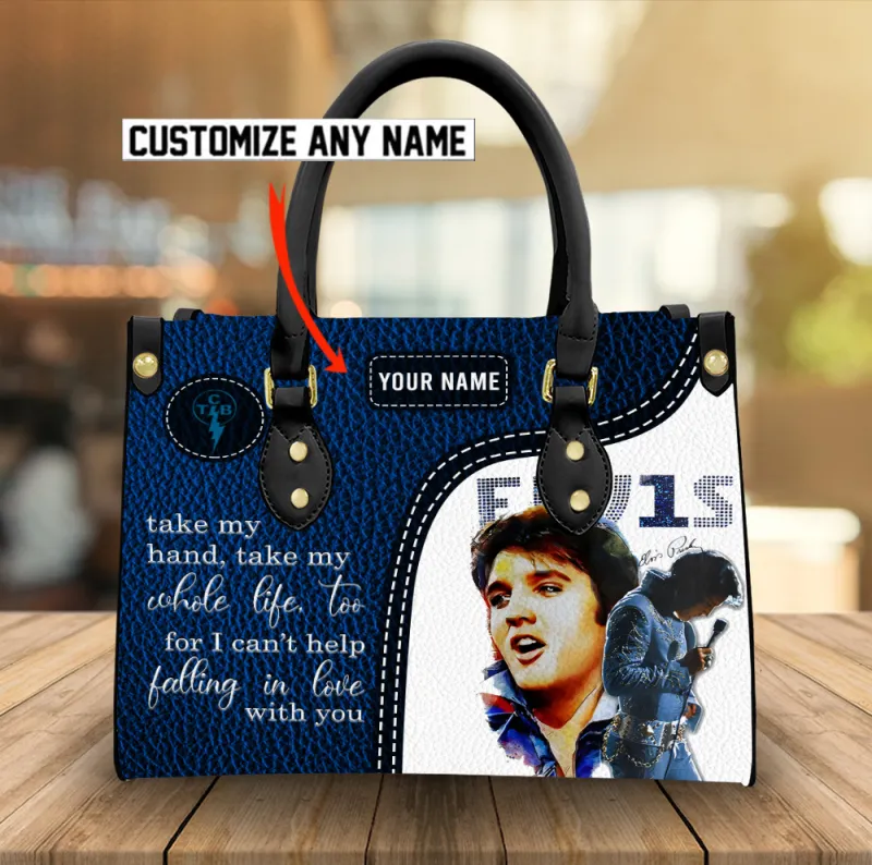 EP150124DHN7DKD mk 1 Elvis Presley Personalized Leather Handbag IDF871425 Idea Fanatic