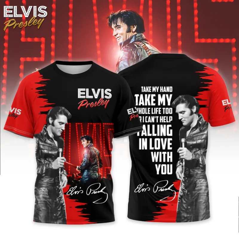 EP150424LNQ12TTT mk1 Elvis Presley 3D Hoodie Shirt EP150424LNQ12TTT Idea Fanatic