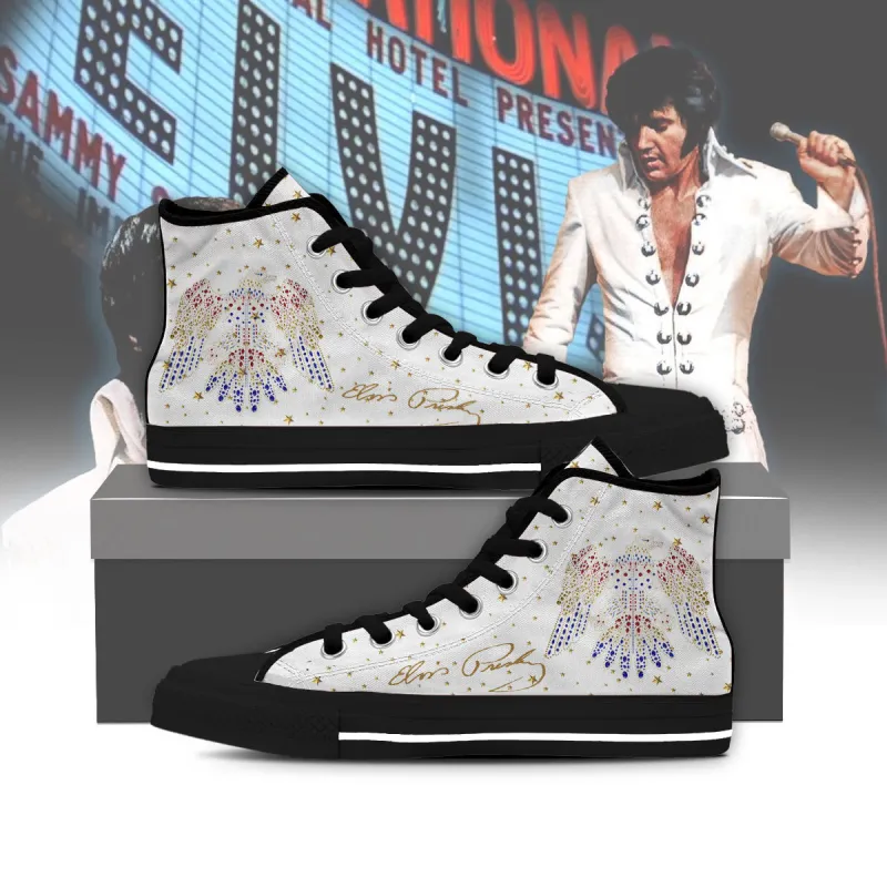 EP17012024M4VKH mk 2 1 Elvis Presley High Top Canvas Shoes EP17012024M4VKH Idea Fanatic