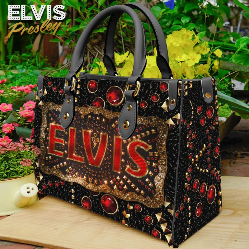 EP170124LNQ13TTT mk5 black 1 Elvis Presley Rhinestones Leather HandBag IDF871890 Idea Fanatic