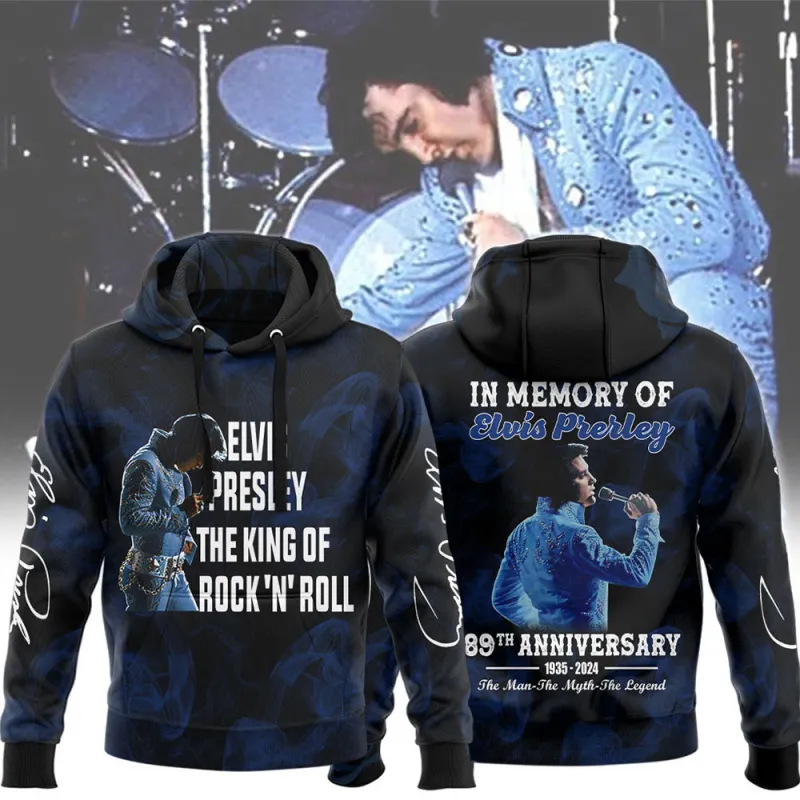 EP170124LNQ15VKH mk hd 1 Elvis Presley The King Of Rock N Roll 3D Shirt Hoodie EP170124LNQ15VKH Idea Fanatic