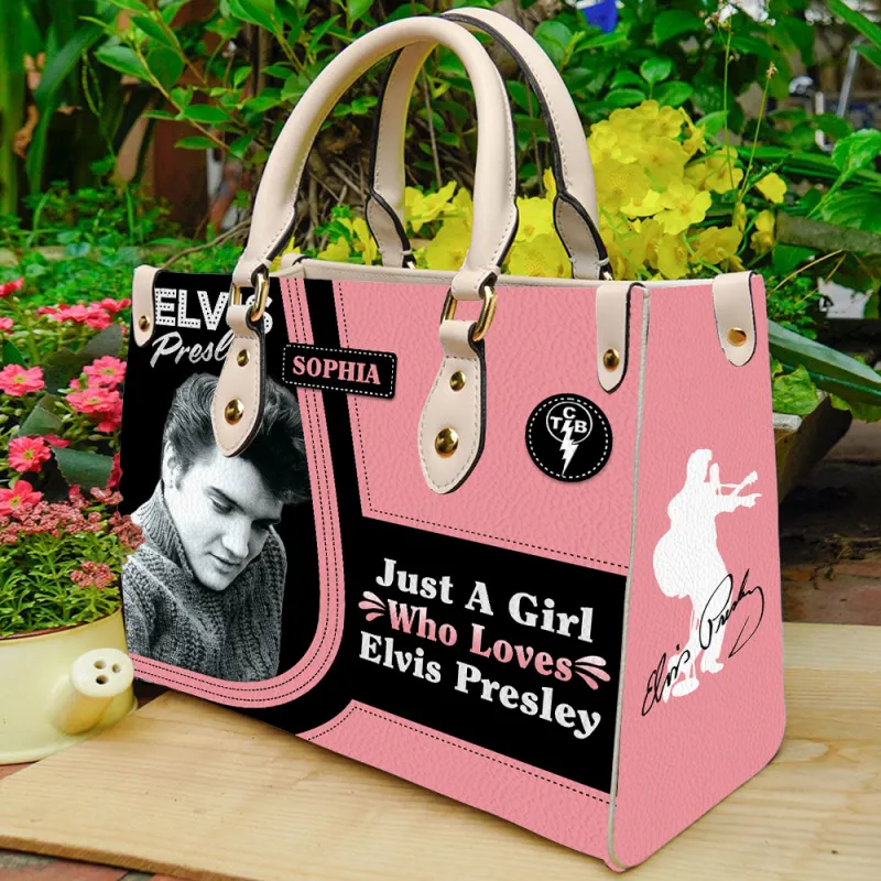 EP190324LNQ16TTT mk6 white Elvis Presley Leather HandBag IDF887794 Idea Fanatic