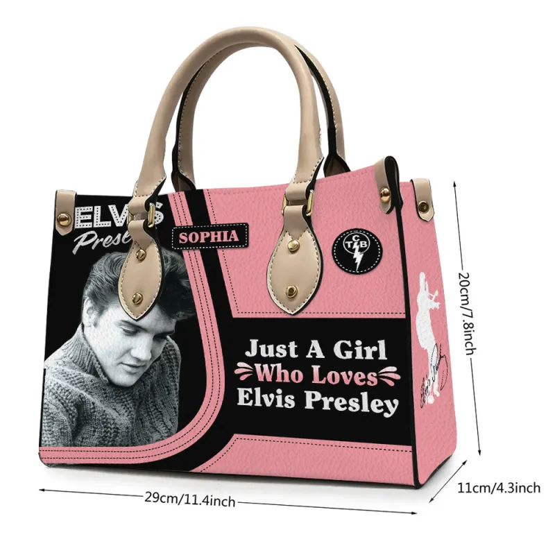 EP190324LNQ16TTT mk8 white Elvis Presley Leather HandBag IDF887794 Idea Fanatic