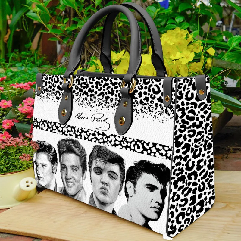 EP220124LNQ6TTT mk5 black 1 Elvis Presley Enimal Print Leather HandBag IDF872731 Idea Fanatic