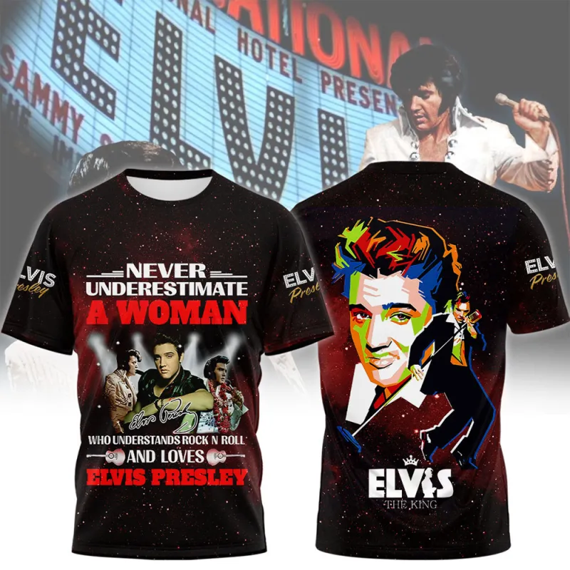 EP220424TTH7VKH mk ts Elvis Presley 3D Apparels EP220424TTH7VKH Idea Fanatic