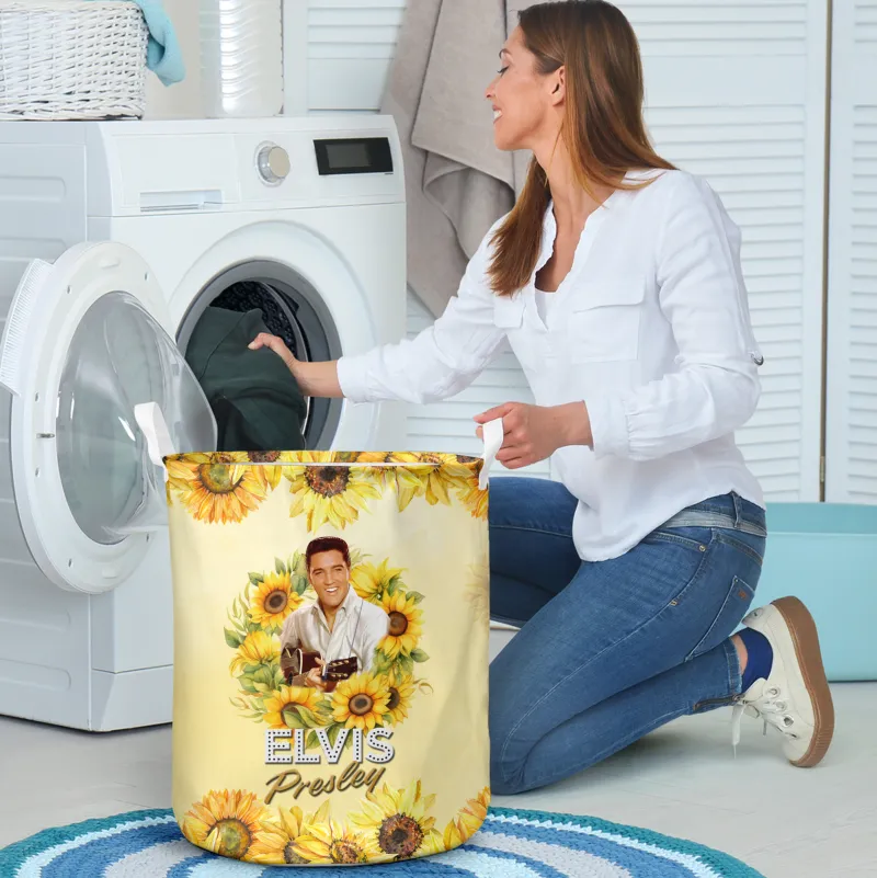 EP230124DHN4DKD mk2 1 Elvis Presley Sunflower Laundry Basket EP230124DHN4DKD Idea Fanatic