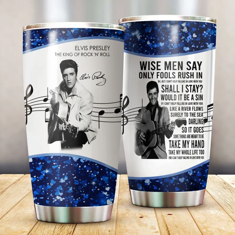 EP230124DHN8DKD mk 1 Elvis Presley Blue Personalized Tumbler EP230124DHN8DKD Idea Fanatic