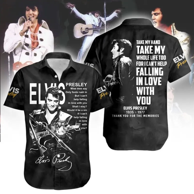 EP241224LNQ1TTT mk3 Elvis Presley I Can't Help Falling In Love With You 3D Shirt Hoodie EP241224LNQ1TTT Idea Fanatic