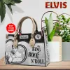 EP250124LNQ2TTT mk10 white Elvis Presley Personalized Leather Handbag IDF873285 Idea Fanatic