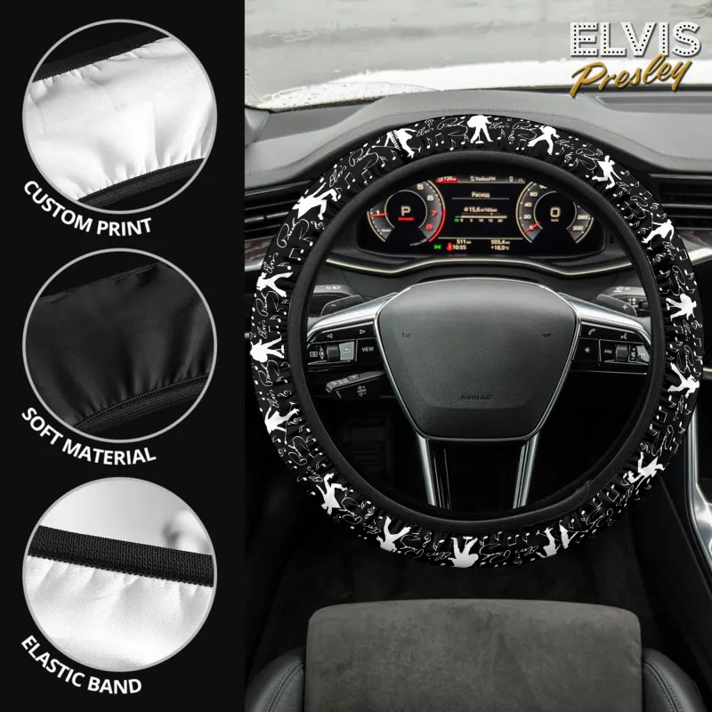 EP260124LNQ1VKH mk 2 Elvis Presley Steering Wheel Cover EP260124LNQ1VKH Idea Fanatic