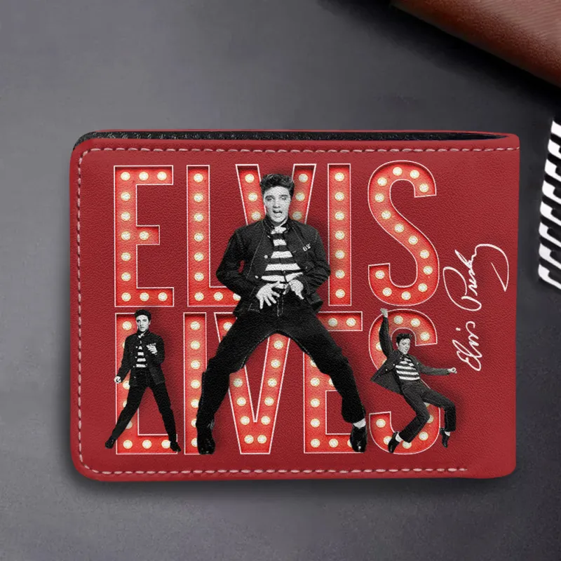 EP291223LNQ4TTT mk1 1 Elvis Presley All Printed Leather Wallet IDF869745 Idea Fanatic