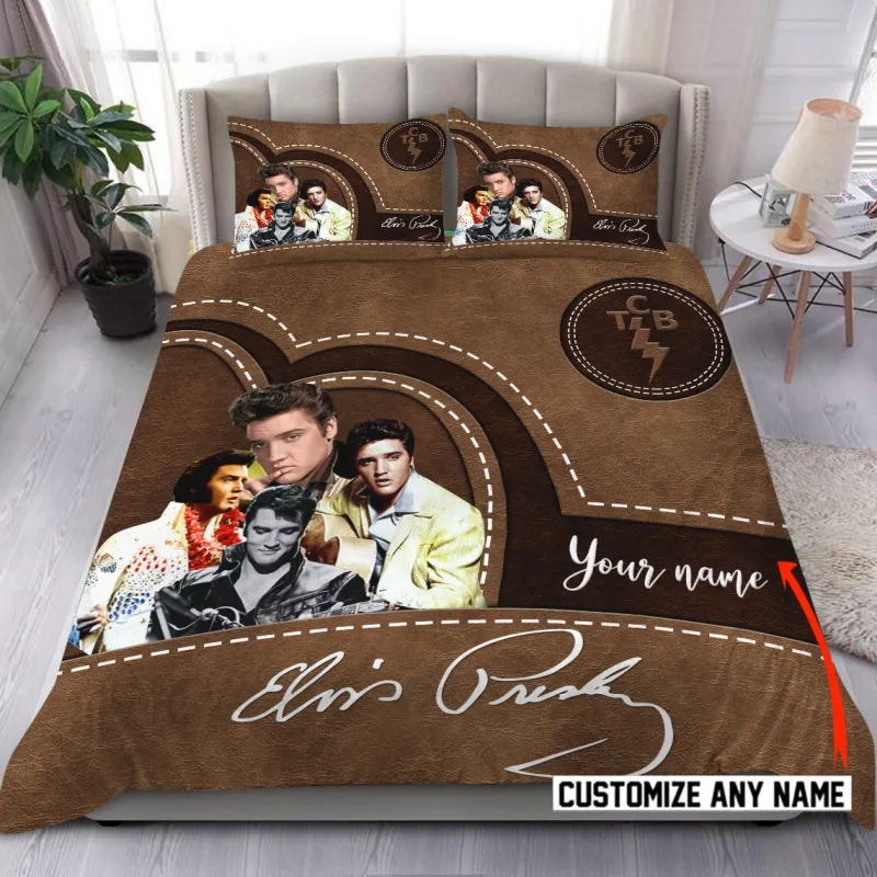 EP300124DHN5DKD mk Elvis Presley Personalized Bedding Set EP300124DHN5DKD Idea Fanatic