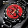 EPR010424L31DKD mk2 Elvis Presley Black Stainless Steel Hand Watch IDF894719 Idea Fanatic