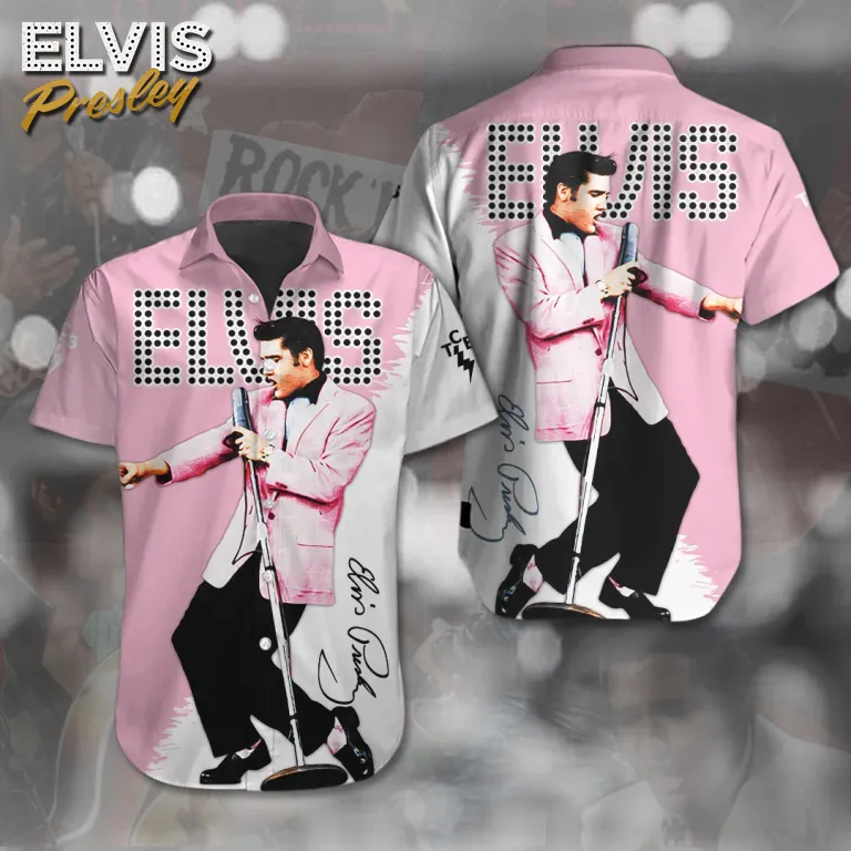 EPR110424DVM37 mk Elvis Presley Short Sleeve Dress Shirt EPR110424DVM37 Idea Fanatic