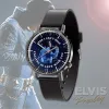 EPR150323L14 Elvis Presley Black Leather Watch IDF884198 Idea Fanatic