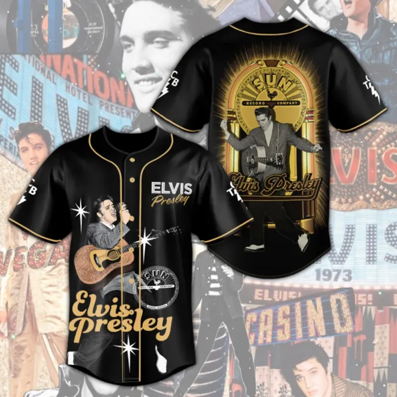 EPR150323L26 Elvis Presley Baseball Jersey EPR150323L26 Idea Fanatic