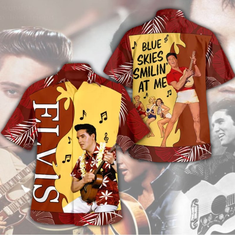 EPR190324L39 mk Elvis Presley 3D Hawaii Shirt EPR190324L39 Idea Fanatic