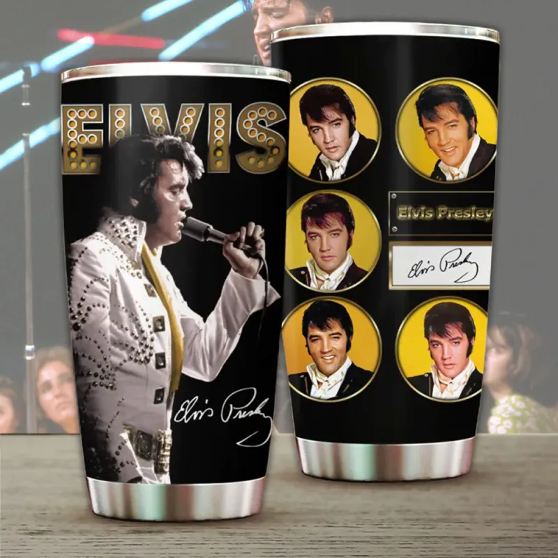 EPR190324L41 mk Elvis Presley Tumbler Cup EPR190324L41 Idea Fanatic