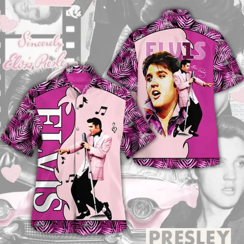 EPR190324L42 mk Elvis Presley 3D Hawaii Shirt EPR190324L42 Idea Fanatic