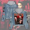 EPR230324L80 mk Elvis Presley Denim Hood Jacket EPR230324L80 Idea Fanatic