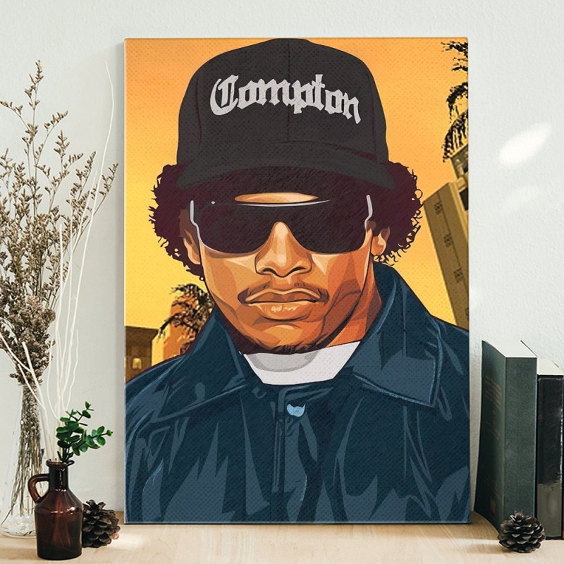 Eazy e Portraiture Art Hip hop Poster Canvas Eazy-e Portraiture Art Hip-hop Poster Canvas IDFCWA0207 Idea Fanatic