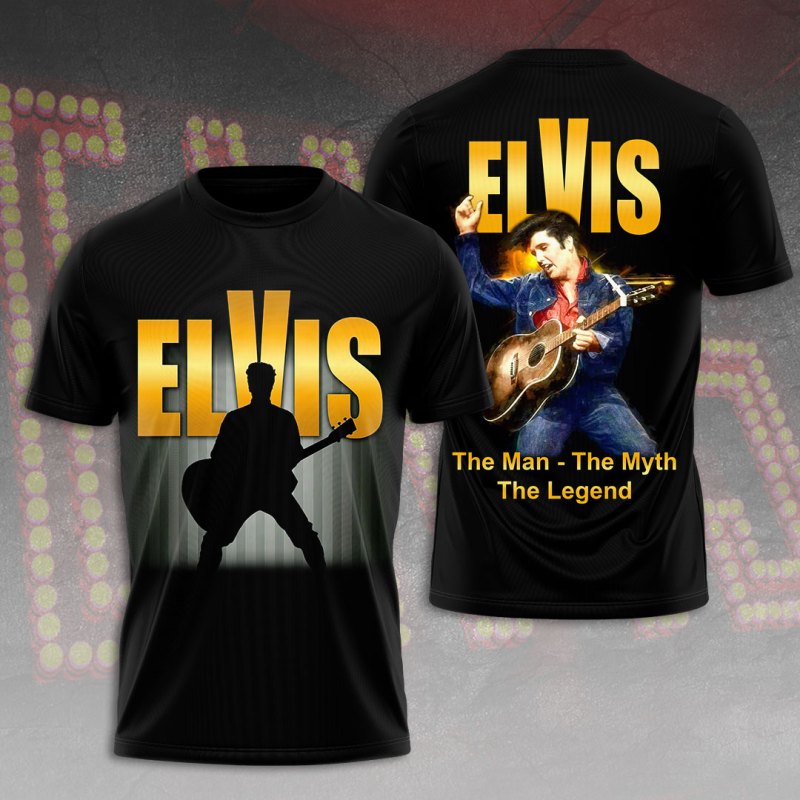 Elvis 3D Apparels VANDH3487 Elvis Presley Combo 3D Apparels IFDDCLEC0455 Idea Fanatic