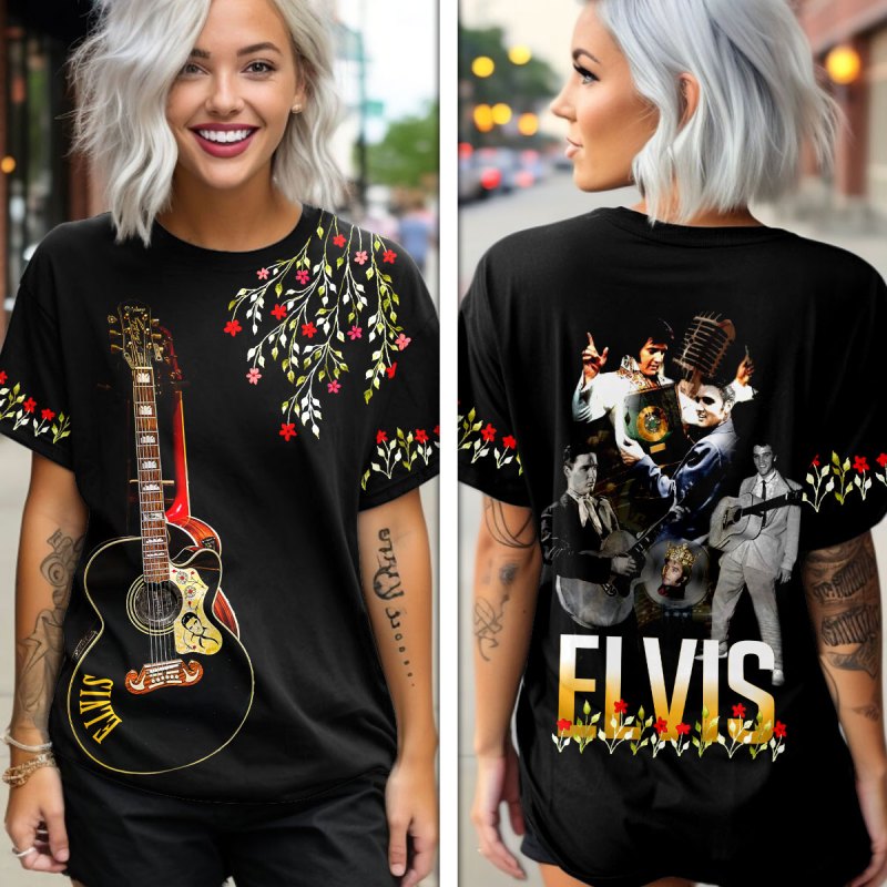 Elvis 3D Apparels VANDH3500 Elvis Presley Combo 3D Apparels IFDDCLEC0448 Idea Fanatic