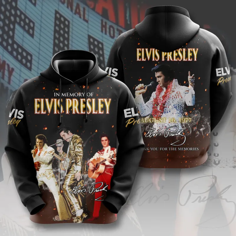 Elvis Presley 3D Apparel MAITM7832 hoodie Elvis Presley Combo 3D Apparels IFDDCLEC0507 Idea Fanatic