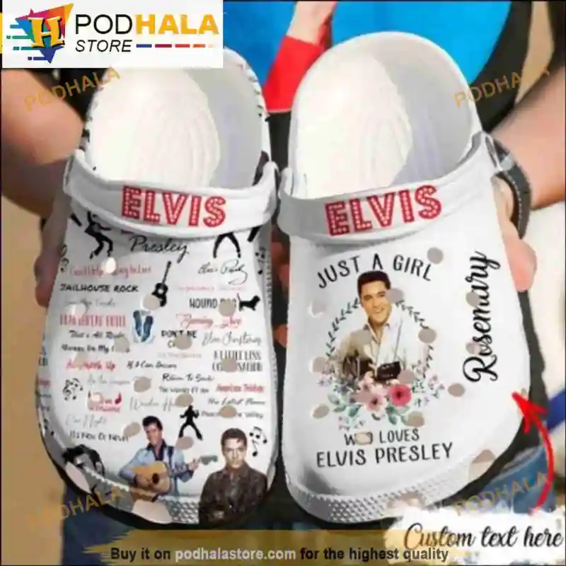 Elvis Presley Adults Crocband 3D Crocs Clog Shoes Elvis Presley Adults Crocband 3D Crocs Clog Shoes IDF136651 Idea Fanatic