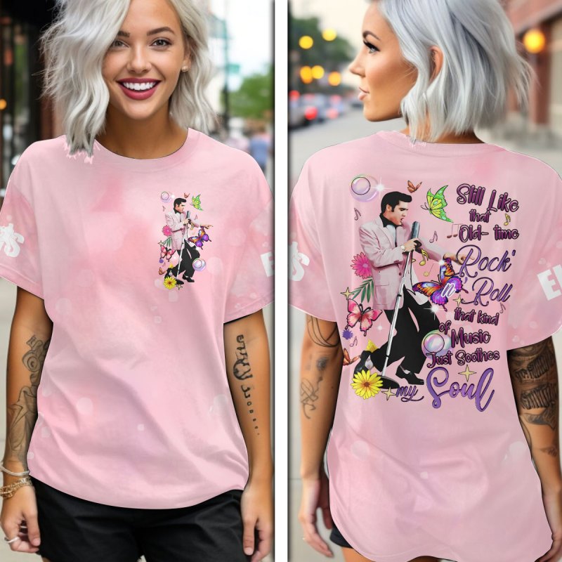 Elvis Presley Apparels GNE1340 tshirt Elvis Presley Combo 3D Apparels IFDDCLEC0479 Idea Fanatic