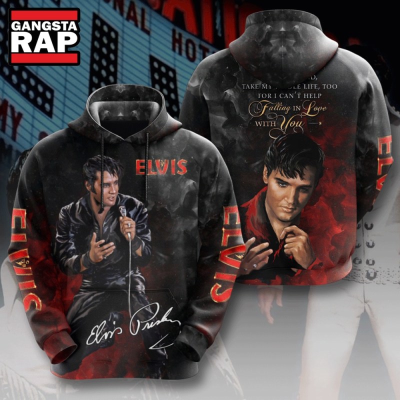 Elvis Presley Falling In Love With You Hoodie Elvis Presley Falling In Love With You Hoodie IFDDHD0132 Idea Fanatic