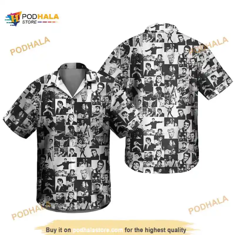 Elvis Presley Funny Hawaiian Shirt Beach Gift For Rock And Roll Lovers Elvis Presley Funny Hawaiian Shirt IDF154409 Idea Fanatic