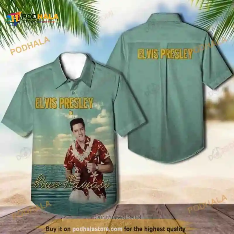 Elvis Presley Funny Hawaiian Shirt Blue Hawaii Gift For Rock Lovers Elvis Presley Funny Hawaiian Shirt IDF154415 Idea Fanatic