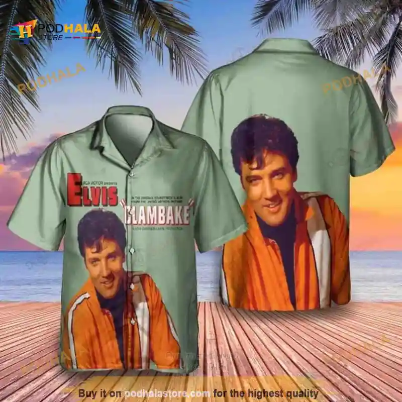 Elvis Presley Funny Hawaiian Shirt Clambake Rock Music Gift Elvis Presley Funny Hawaiian Shirt, Clambake Rock Music IDF154417 Idea Fanatic