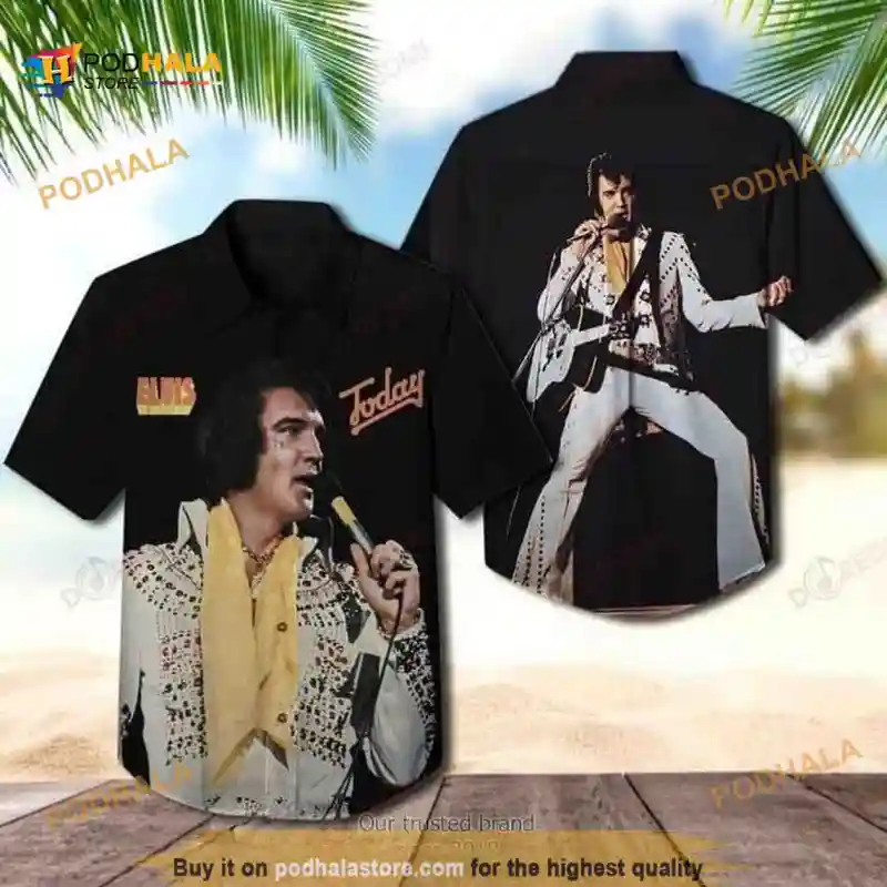 Elvis Presley Funny Hawaiian Shirt Today Gift For Music Lovers Elvis Presley Funny Hawaiian Shirt IDF154451 Idea Fanatic