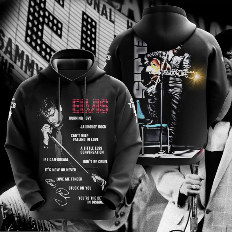 Elvis Presley Hoodie GNE1316 Elvis Presley Combo 3D Apparels IFDDCLEC0487 Idea Fanatic