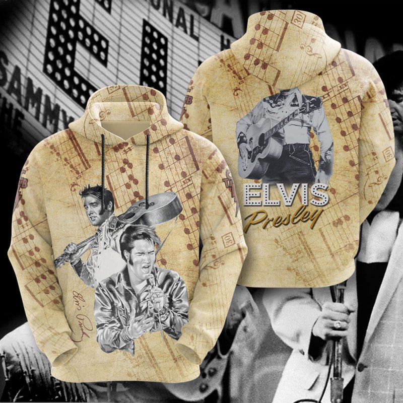 Elvis Presley Hoodie GNE1317 Elvis Presley Combo 3D Apparels IFDDCLEC0486 Idea Fanatic