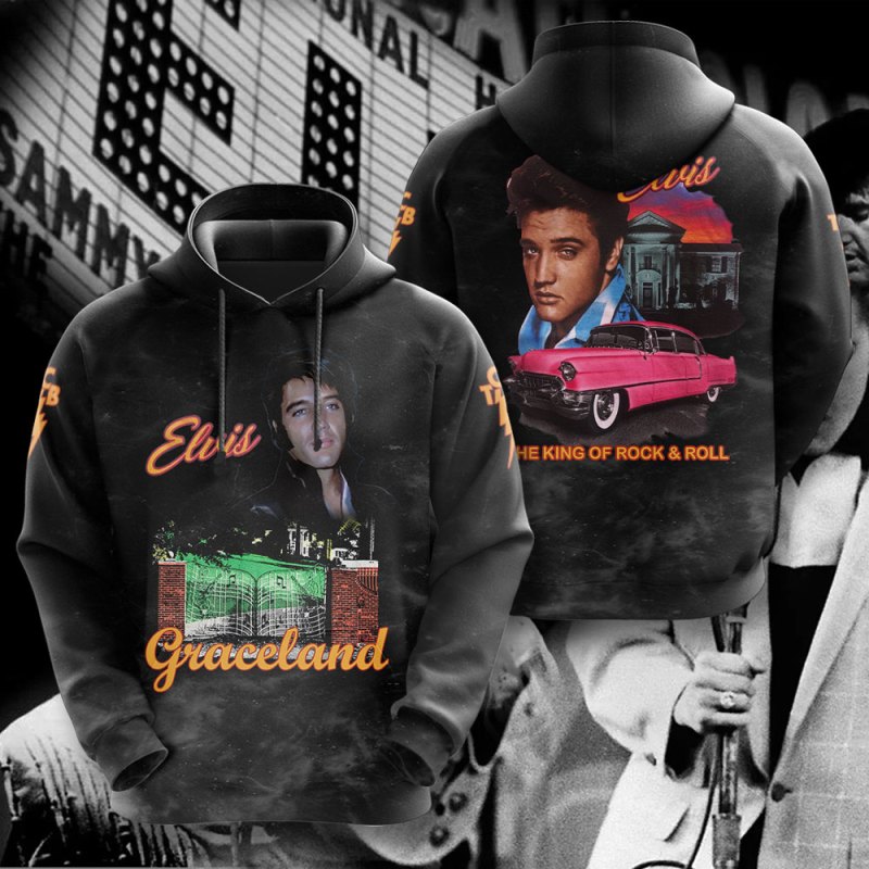 Elvis Presley Hoodie GNE1486 Elvis Presley Combo 3D Apparels IFDDCLEC0458 Idea Fanatic