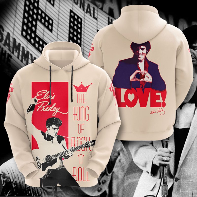 Elvis Presley Hoodie GNE1631 Elvis Presley Combo 3D Apparels IFDDCLEC0444 Idea Fanatic