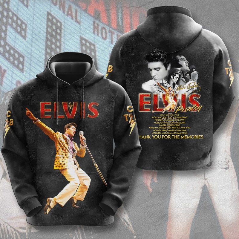 Elvis Presley Hoodie MAITM7829 Elvis Presley Combo 3D Apparels IFDDCLEC0509 Idea Fanatic