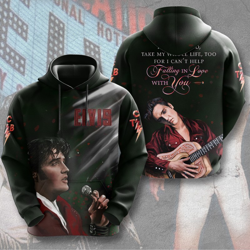 Elvis Presley Hoodie MAITM7959 Elvis Presley Combo 3D Apparels IFDDCLEC0490 Idea Fanatic