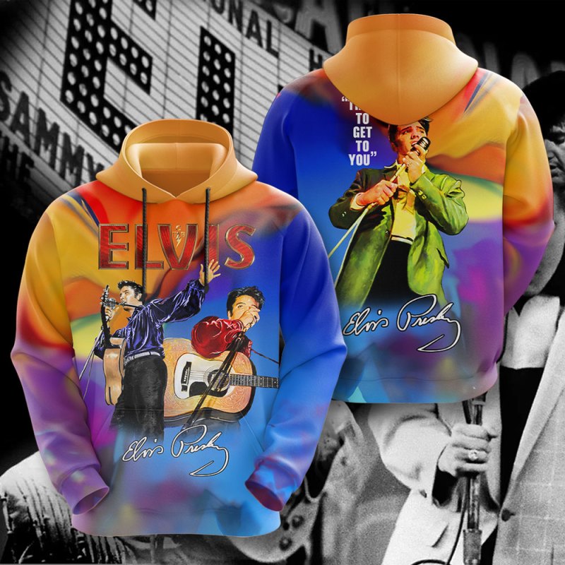 Elvis Presley Hoodie VANDH3400 Elvis Presley Combo 3D Apparels IFDDCLEC0488 Idea Fanatic