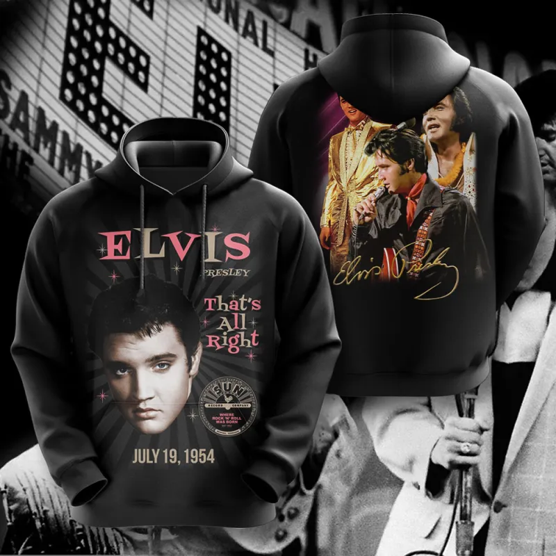 Elvis Presley Hoodie VANDH3407 Elvis Presley Combo 3D Apparels IFDDCLEC0477 Idea Fanatic