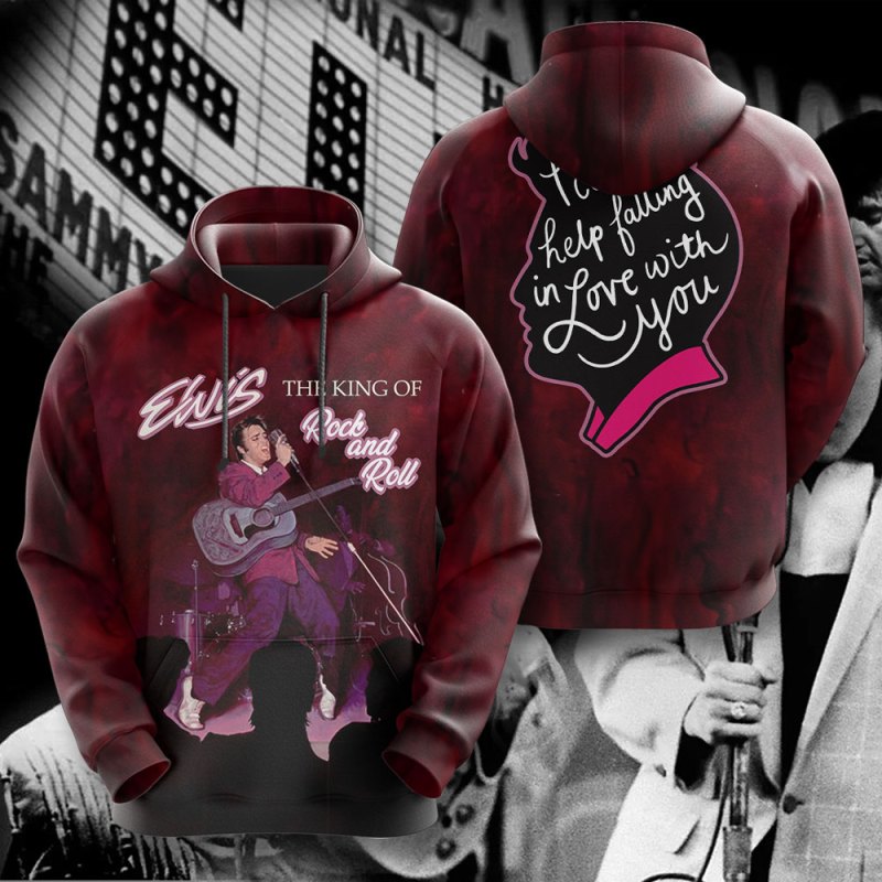 Elvis Presley Hoodie VANDH3465 Elvis Presley Combo 3D Apparels IFDDCLEC0464 Idea Fanatic