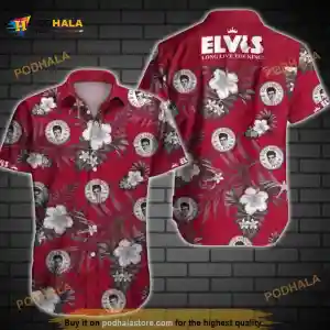 Elvis Presley Long Live The King Funny Hawaiian Shirt Home Idea Fanatic