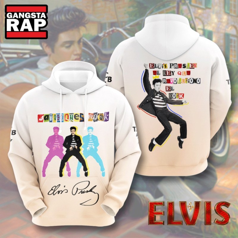 Elvis Presley Music Graphics Design White 3D Hoodie Elvis Presley Music Graphics Design White 3D Hoodie IFDDHD0127 Idea Fanatic