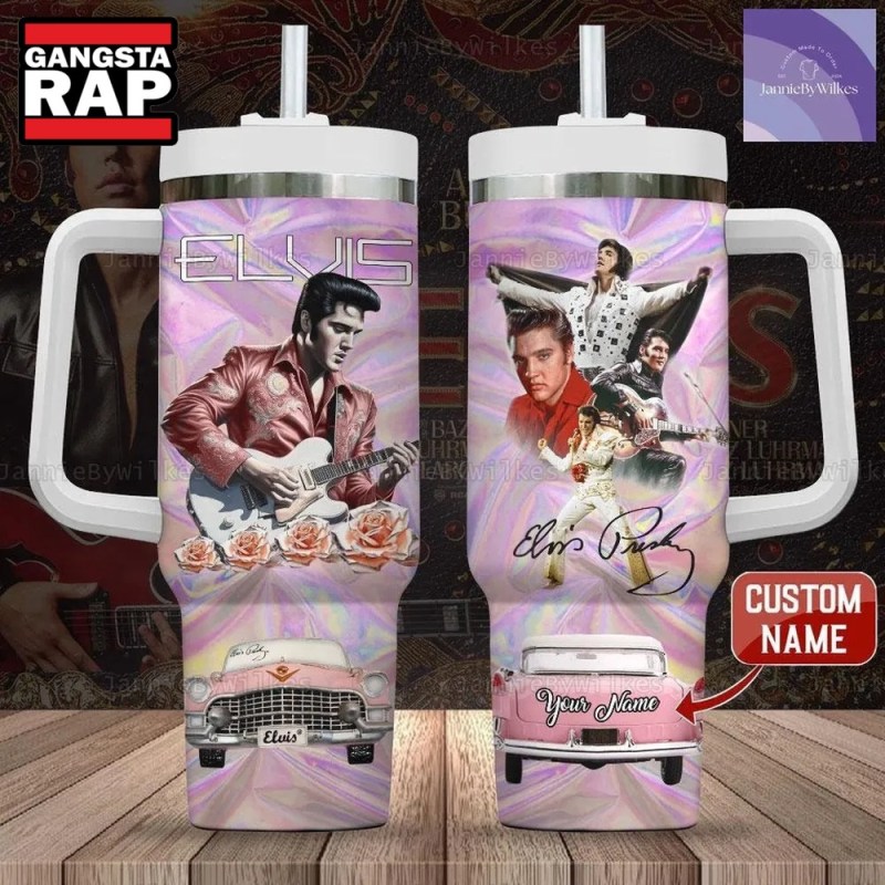 Elvis Presley Music Graphics Signature Stanley Tumbler 40oz Elvis Presley Music Graphics Signature Stanley Tumbler 40oz IFDD40OZ0087 Idea Fanatic