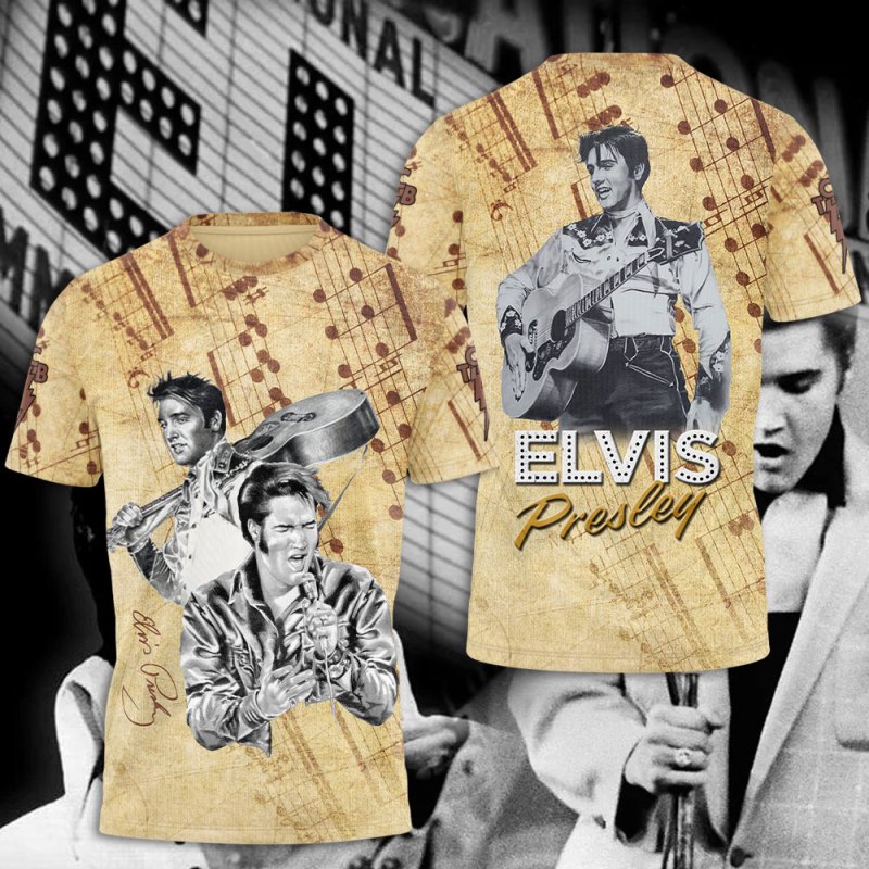 Elvis Presley T shirt GNE1317 Elvis Presley Combo 3D Apparels IFDDCLEC0486 Idea Fanatic